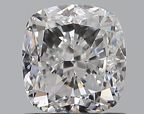 0.91 Carat CUSHION Natural Diamond with  Cut Diamond in 14KT  view 1
