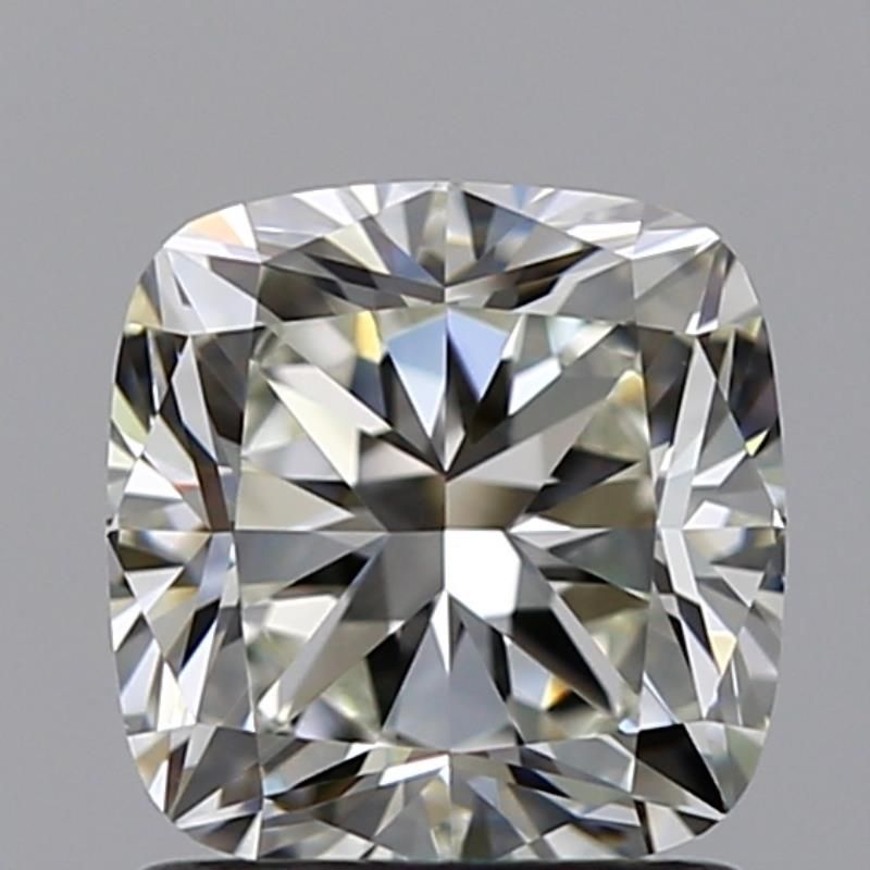 1.21 Carat CUSHION Natural Diamond with  Cut Diamond in 14KT  view 1
