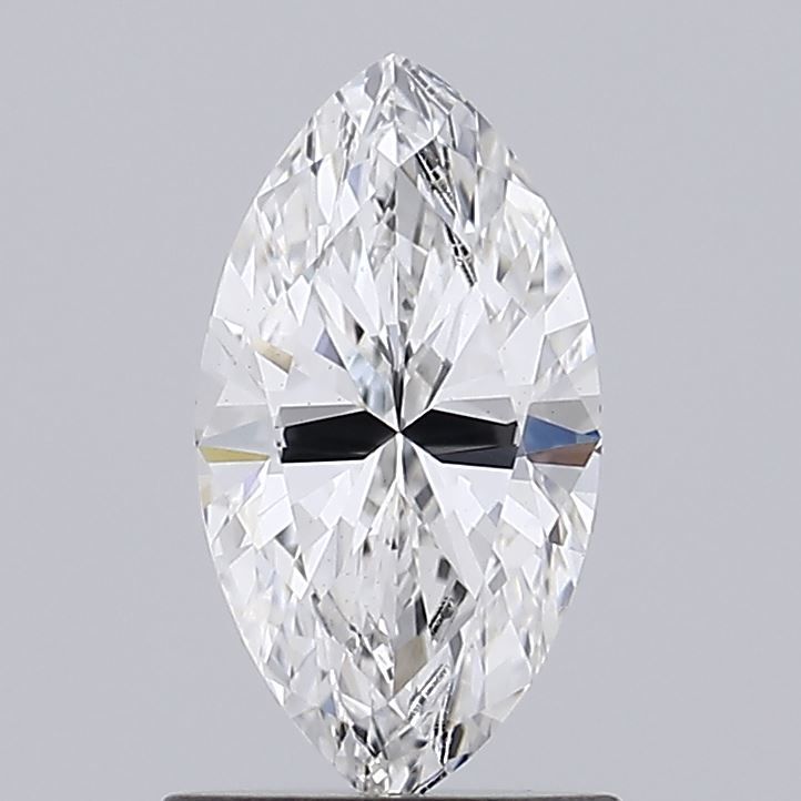 1.0 Carat Marquise Lab Diamond with  Cut Diamond in 14KT  view 1
