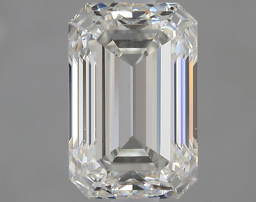 1.31 Carat Emerald Natural Diamond with  Cut Diamond in 14KT  view 1
