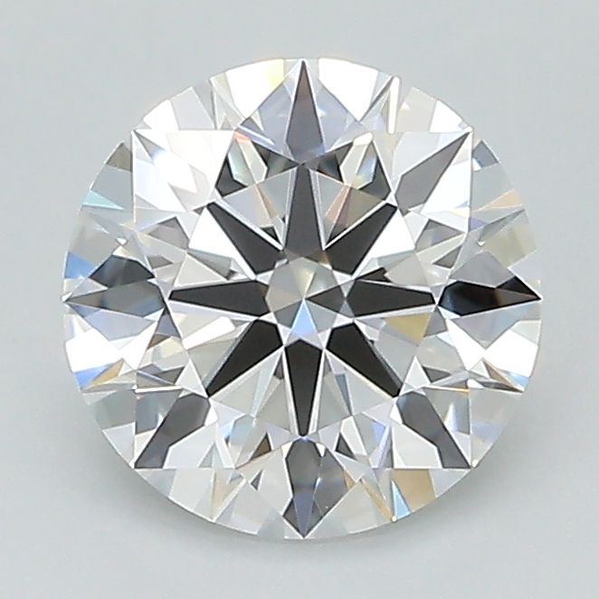 1.57 Carat Round Lab Diamond with  Cut Diamond in 14KT  view 1
