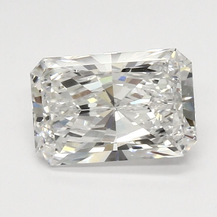 2.03 Carat Radiant Lab Diamond with  Cut Diamond in 14KT  view 1
