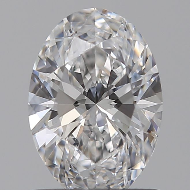 1.0 Carat Oval Lab Diamond with  Cut Diamond in 14KT  view 1

