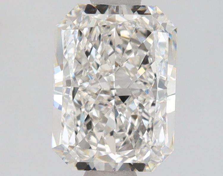 1.0 Carat Radiant Lab Diamond with  Cut Diamond in 14KT  view 1
