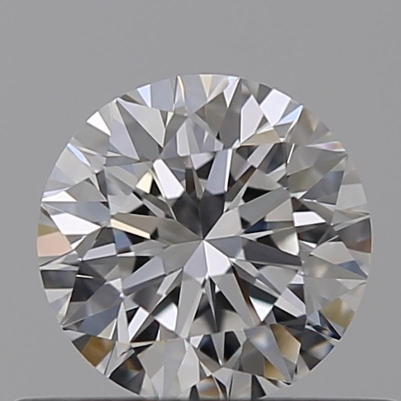 0.5 Carat Round Natural Diamond with  Cut Diamond in 14KT  view 1
