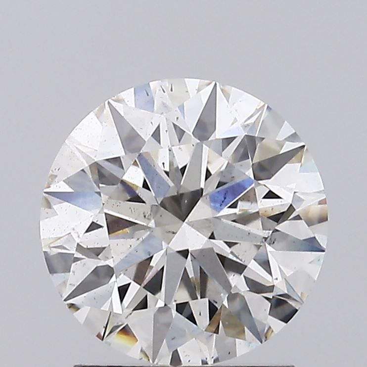 1.61 Carat Round Lab Diamond with  Cut Diamond in 14KT  view 1
