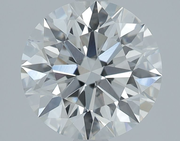 1.9 Carat Round Lab Diamond with  Cut Diamond in 14KT  view 1
