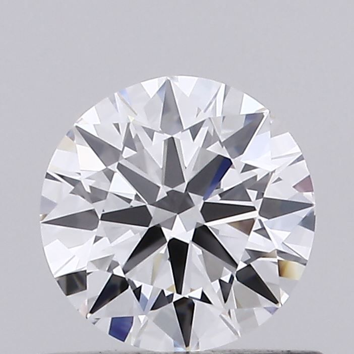 0.57 Carat Round Lab Diamond with  Cut Diamond in 14KT  view 1
