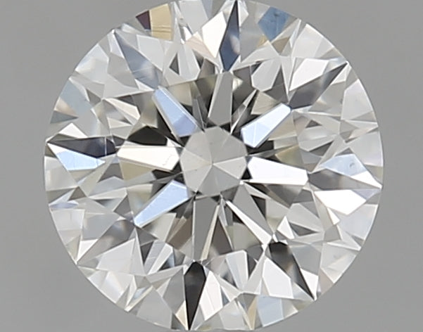 0.36 Carat Round Natural Diamond with  Cut Diamond in 14KT  view 1
