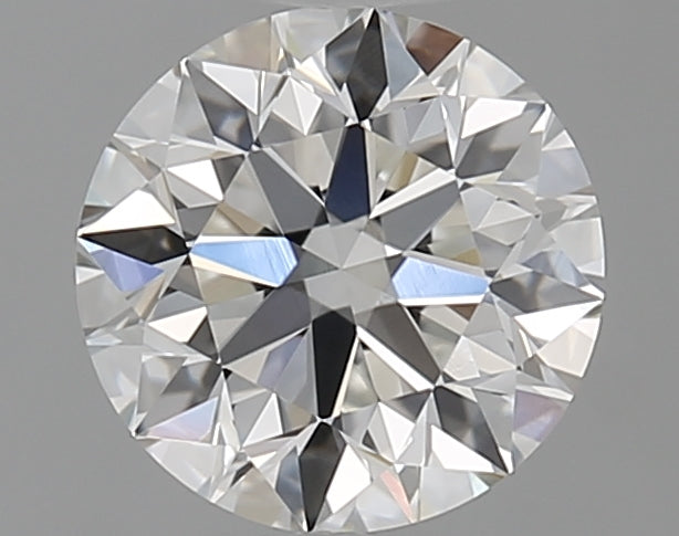 0.9 Carat Round Natural Diamond with  Cut Diamond in 14KT  view 1
