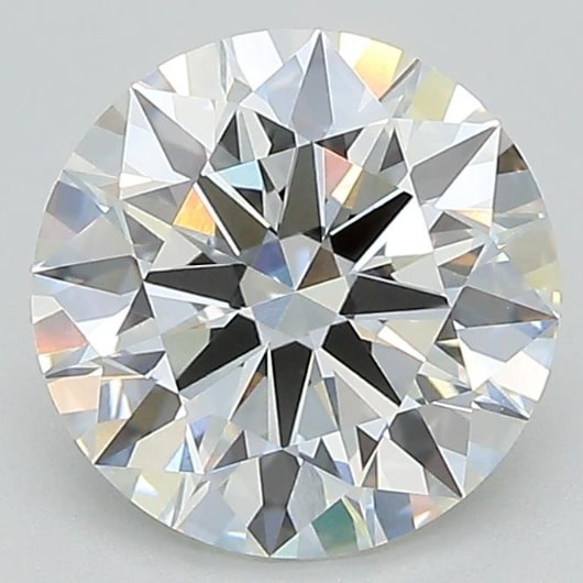 2.11 Carat Round Lab Diamond with  Cut Diamond in 14KT  view 1
