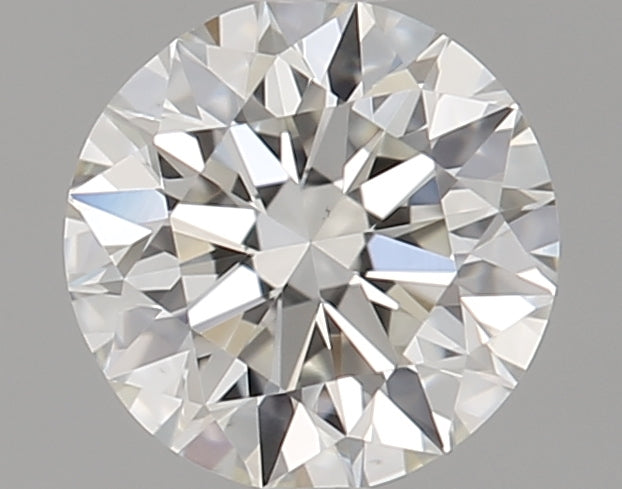 0.3 Carat Round Natural Diamond with  Cut Diamond in 14KT  view 1
