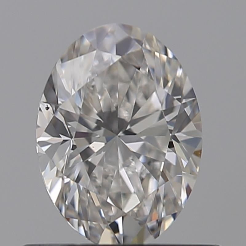 0.7 Carat Oval natural Diamond with  Cut Diamond in 14KT  view 1

