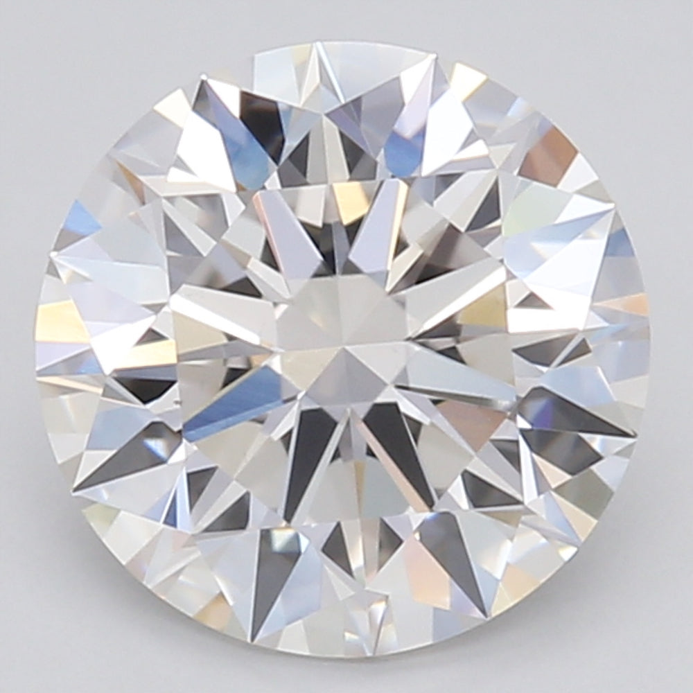 1.21 Carat Round Lab Diamond with  Cut Diamond in 14KT  view 1
