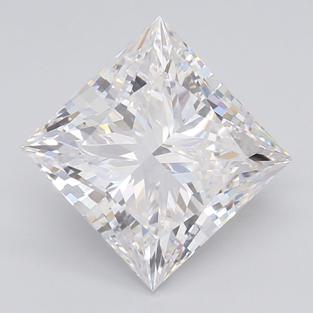 2.03 Carat Princess Lab Diamond with  Cut Diamond in 14KT  view 1
