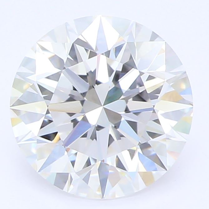 1.15 Carat Round Lab Diamond with  Cut Diamond in 14KT  view 1
