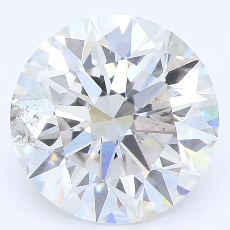 2.0 Carat Round Lab Diamond with  Cut Diamond in 14KT  view 1

