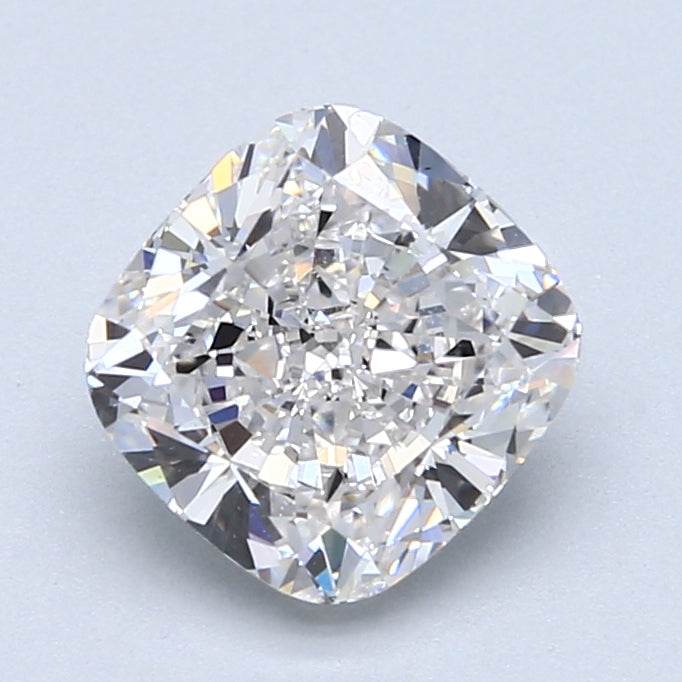 2.18 Carat Cushion Lab Diamond with  Cut Diamond in 14KT  view 1
