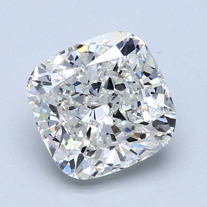 2.21 Carat Cushion Lab Diamond with  Cut Diamond in 14KT  view 1
