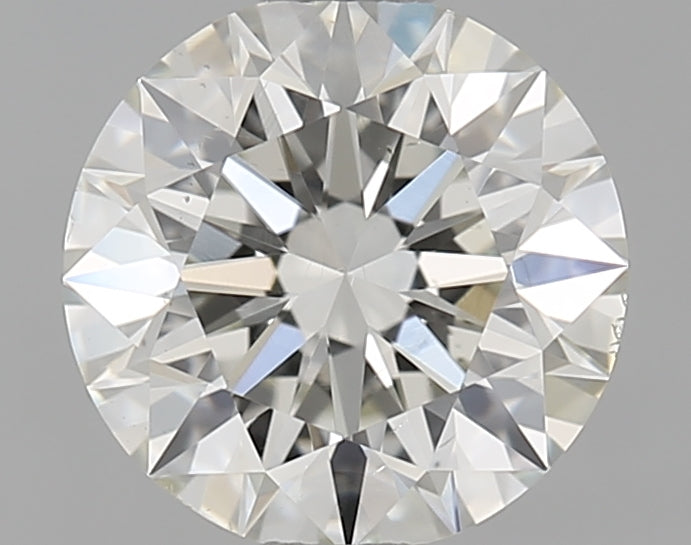 1.07 Carat Round Natural Diamond with  Cut Diamond in 14KT  view 1
