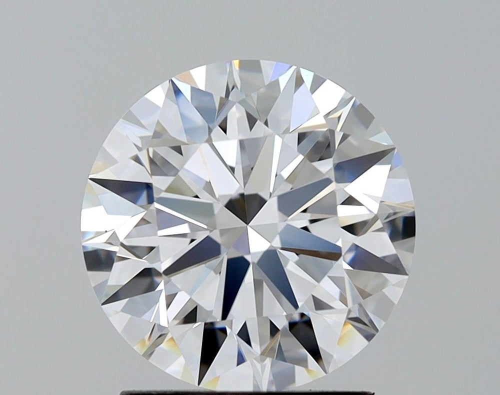 1.89 Carat Round Lab Diamond with  Cut Diamond in 14KT  view 1
