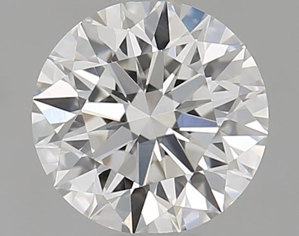 0.56 Carat Round Natural Diamond with  Cut Diamond in 14KT  view 1

