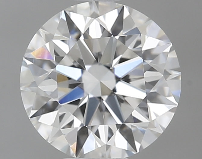0.56 Carat Round Natural Diamond with  Cut Diamond in 14KT  view 1
