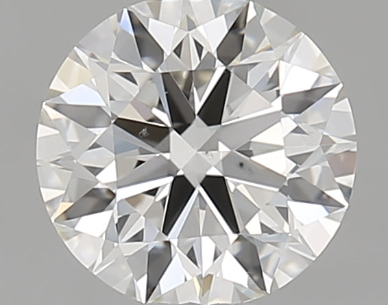 0.71 Carat Round Natural Diamond with  Cut Diamond in 14KT  view 1
