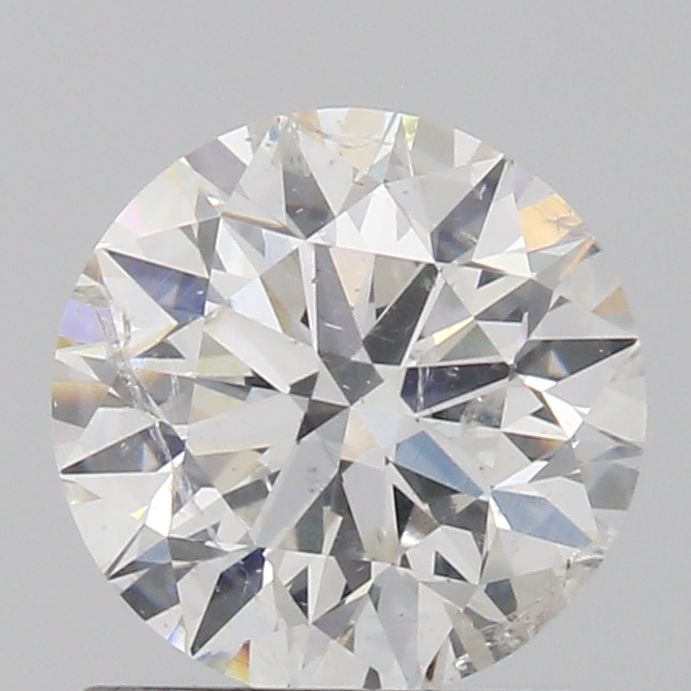 1.0 Carat Round Natural Diamond with  Cut Diamond in 14KT  view 1
