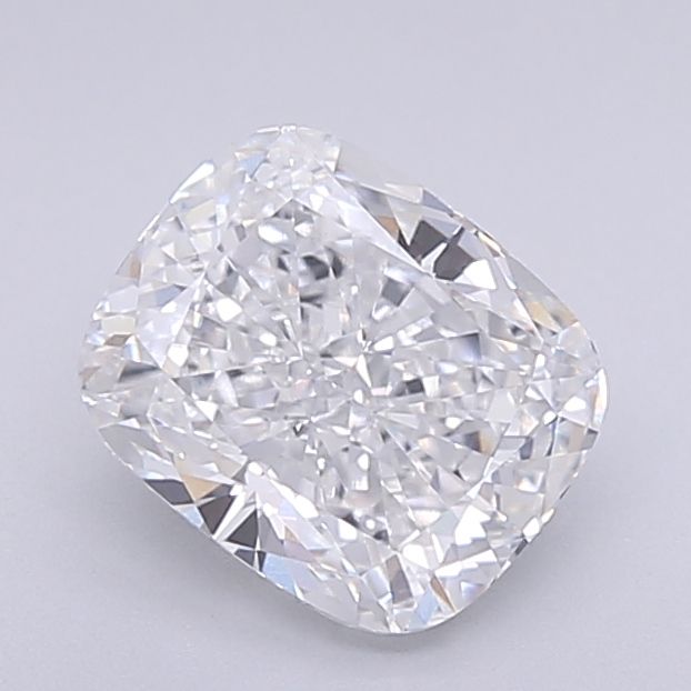 1.76 Carat Cushion Lab Diamond with  Cut Diamond in 14KT  view 1
