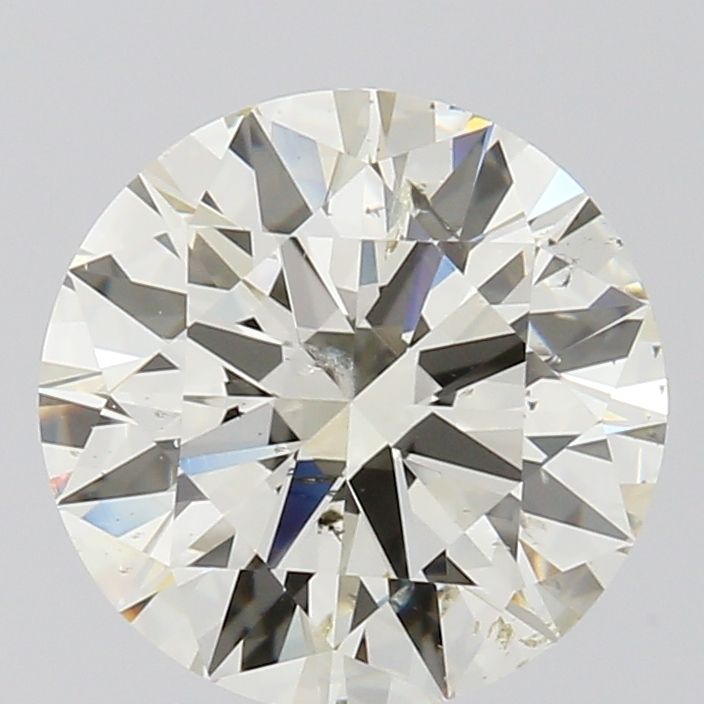 2.01 Carat Round Natural Diamond with  Cut Diamond in 14KT  view 1
