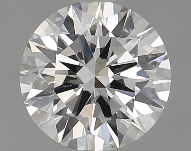 0.55 Carat Round Natural Diamond with  Cut Diamond in 14KT  view 1
