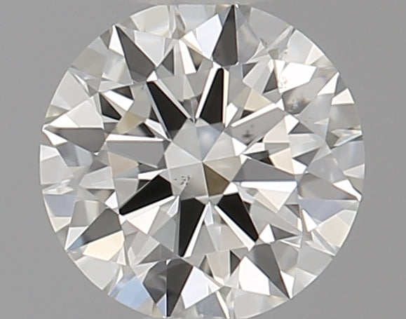 0.3 Carat Round Natural Diamond with  Cut Diamond in 14KT  view 1

