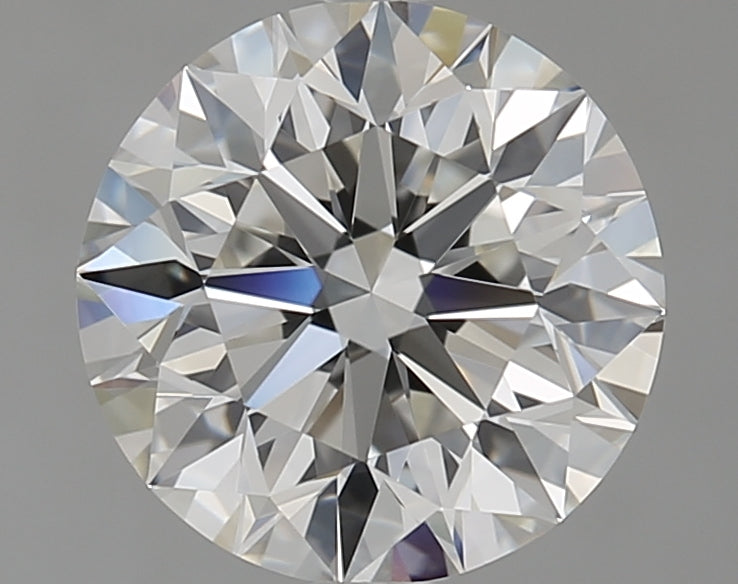 1.7 Carat Round Natural Diamond with  Cut Diamond in 14KT  view 1
