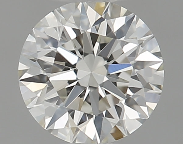 0.33 Carat Round Natural Diamond with  Cut Diamond in 14KT  view 1
