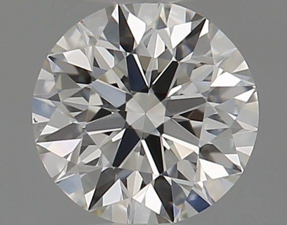 0.33 Carat Round Natural Diamond with  Cut Diamond in 14KT  view 1
