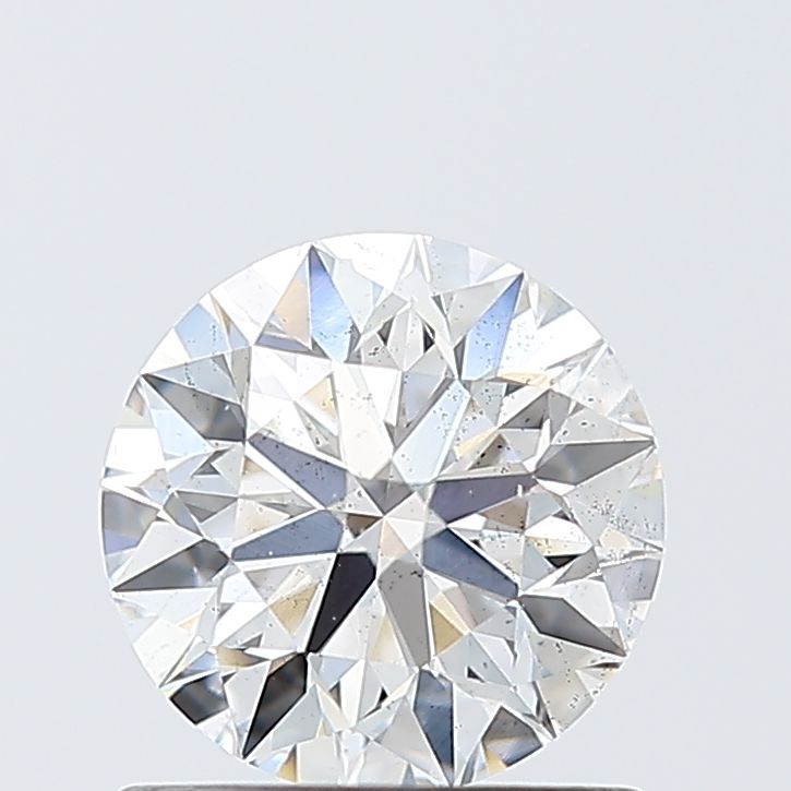 1.01 Carat Round Lab Diamond with  Cut Diamond in 14KT  view 1
