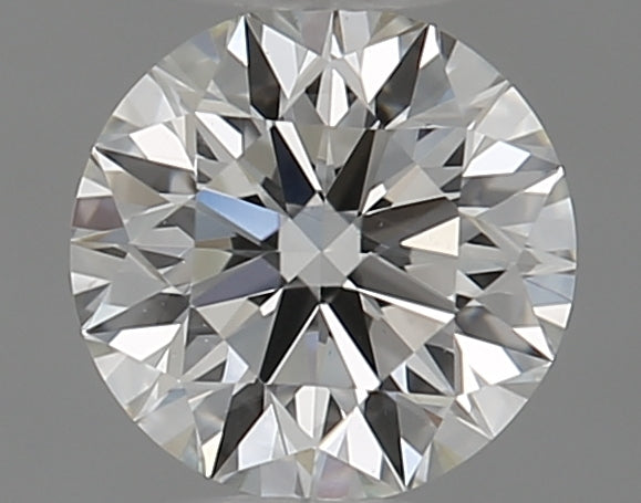 0.35 Carat Round Natural Diamond with  Cut Diamond in 14KT  view 1

