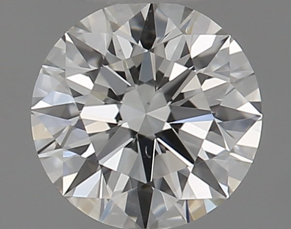 0.3 Carat Round Natural Diamond with  Cut Diamond in 14KT  view 1
