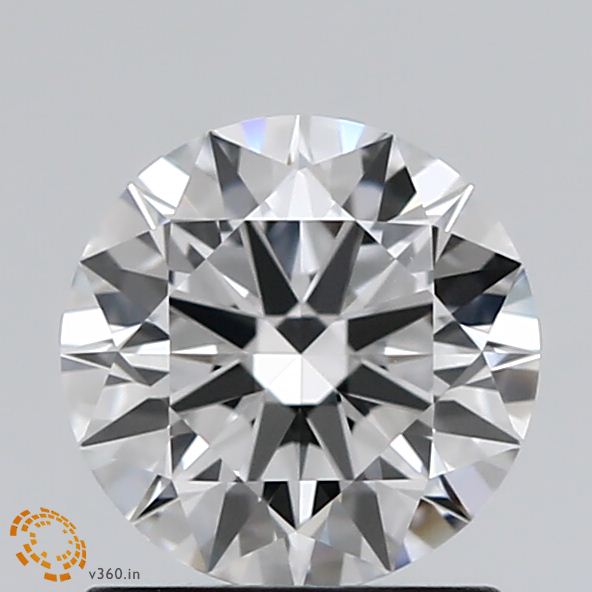 1.18 Carat Round Lab Diamond with  Cut Diamond in 14KT  view 1
