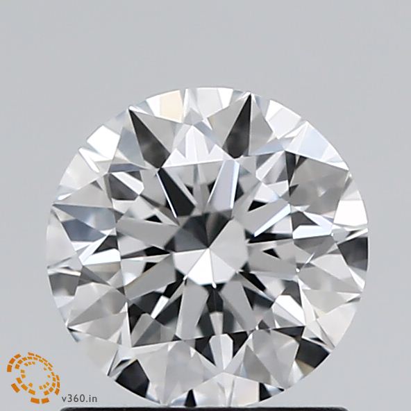 1.12 Carat Round Lab Diamond with  Cut Diamond in 14KT  view 1
