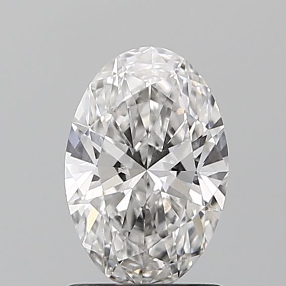 1.09 Carat Oval Lab Diamond with  Cut Diamond in 14KT  view 1
