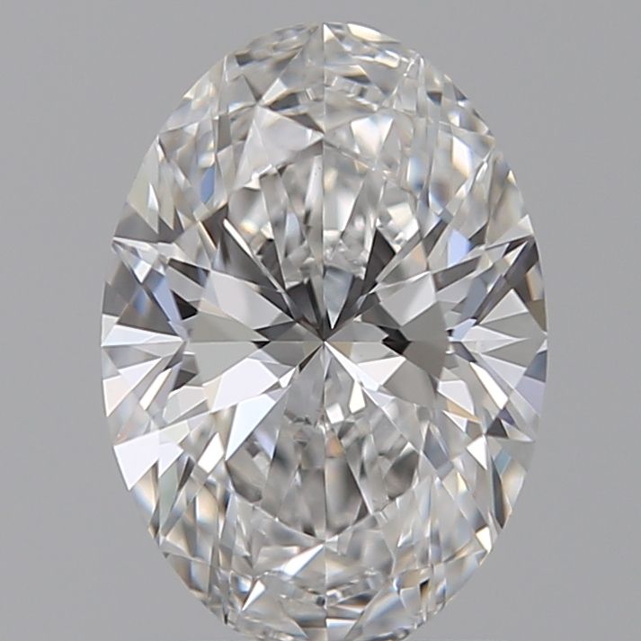 1.09 Carat Oval Lab Diamond with  Cut Diamond in 14KT  view 1
