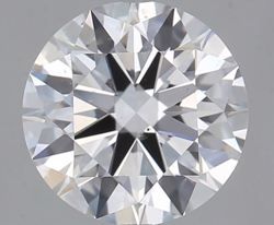 2.01 Carat Round Natural Diamond with  Cut Diamond in 14KT  view 1
