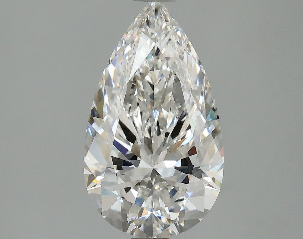 1.91 Carat Pear Lab Diamond with  Cut Diamond in 14KT  view 1
