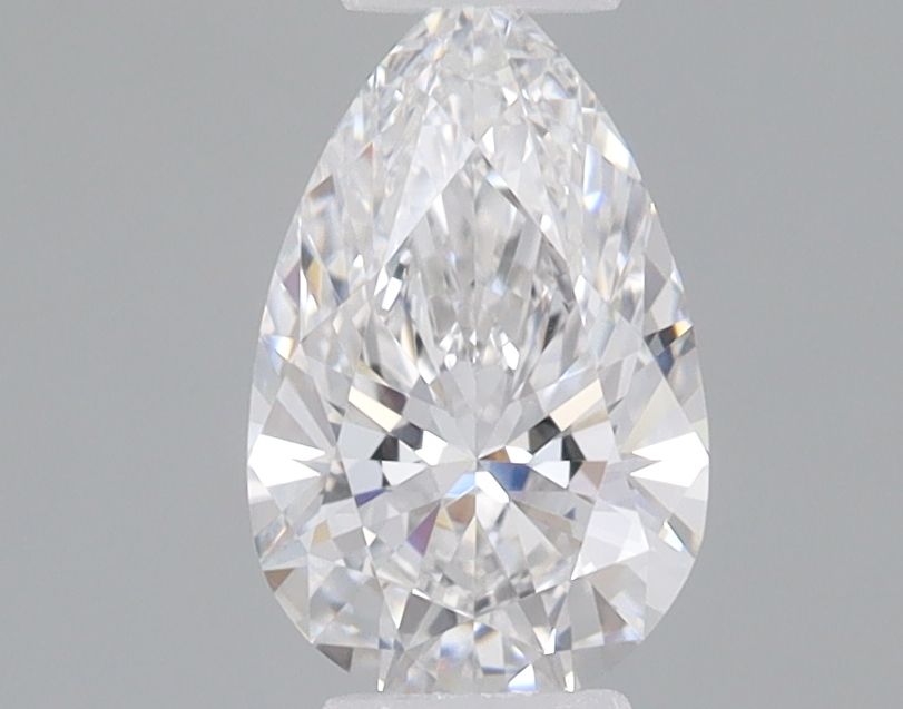 0.61 Carat Pear Lab Diamond & 0.59 Carat Pear Lab Diamond with  Cut Diamond in 14KT  view 1
