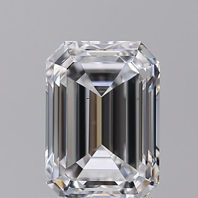 1.2 Carat Emerald Natural Diamond with  Cut Diamond in 14KT  view 1
