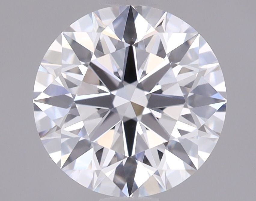 1.28 Carat Round Lab Diamond with  Cut Diamond in 14KT  view 1
