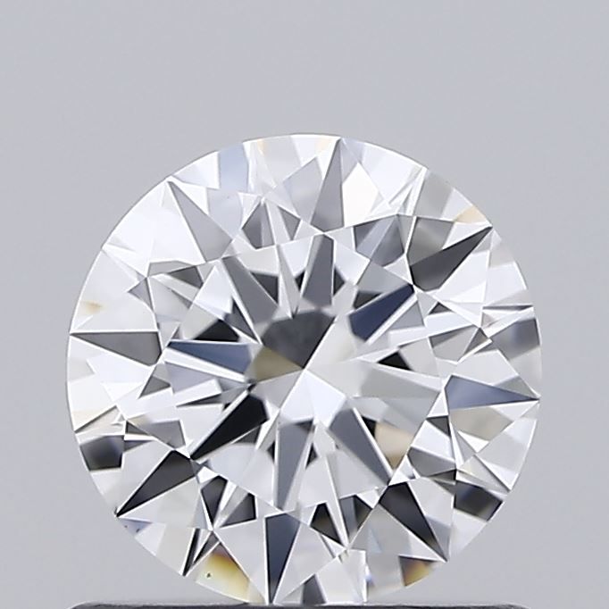 0.77 Carat Round Lab Diamond with  Cut Diamond in 14KT  view 1
