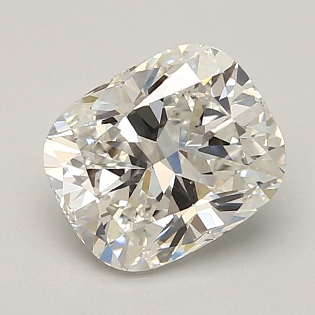 1.97 Carat Cushion Lab Diamond with  Cut Diamond in 14KT  view 1
